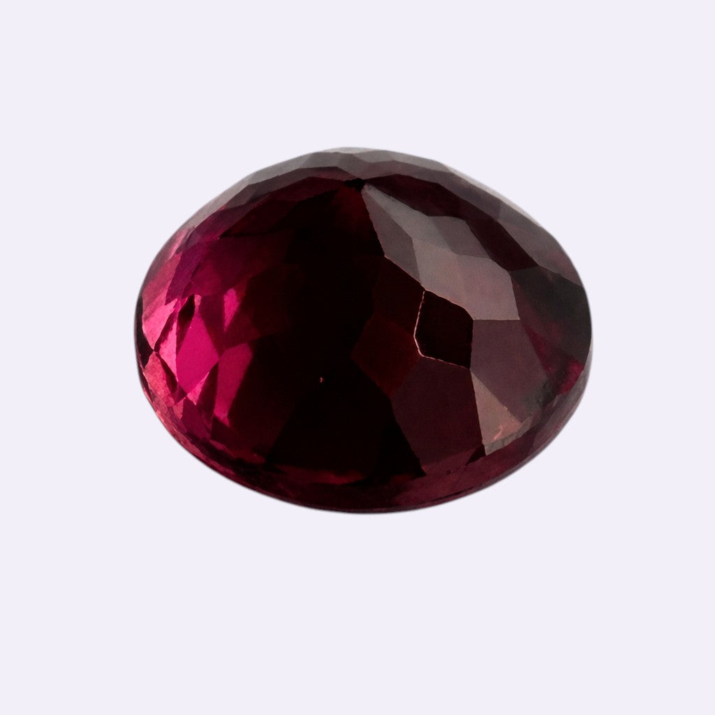 Natürlicher Turmalin – 0,91 ct | Rund facettiert | Intensiv Pink