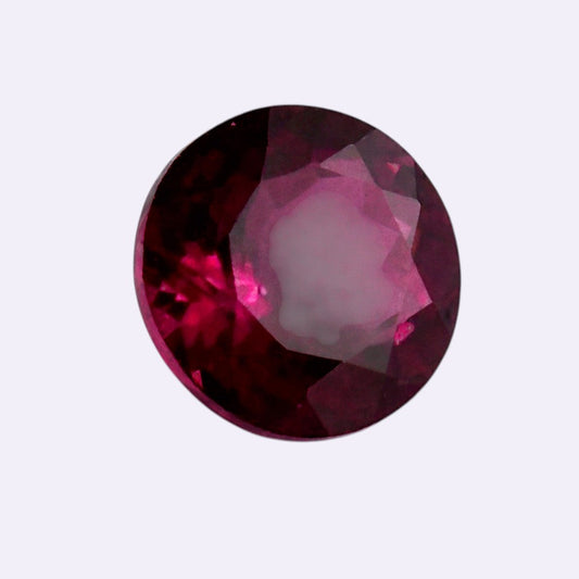 Natürlicher Turmalin – 0,91 ct | Rund facettiert | Intensiv Pink