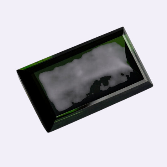 Natürlicher Turmalin – 22,91 ct | Rechteckiger Step-Cut | Tiefgrün