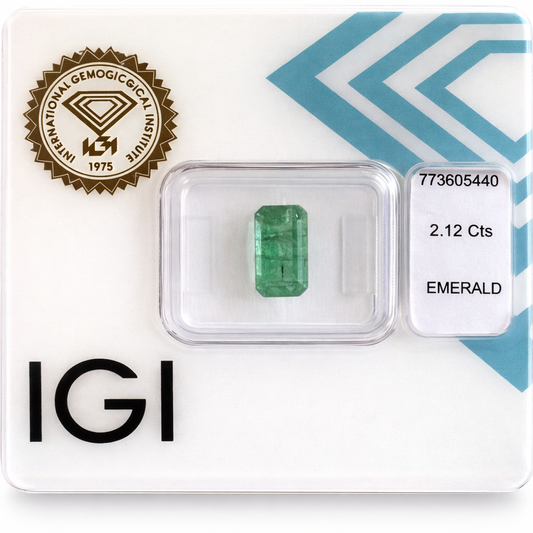 Natürlicher Smaragd – 2,12 ct | Emerald Cut | Grün