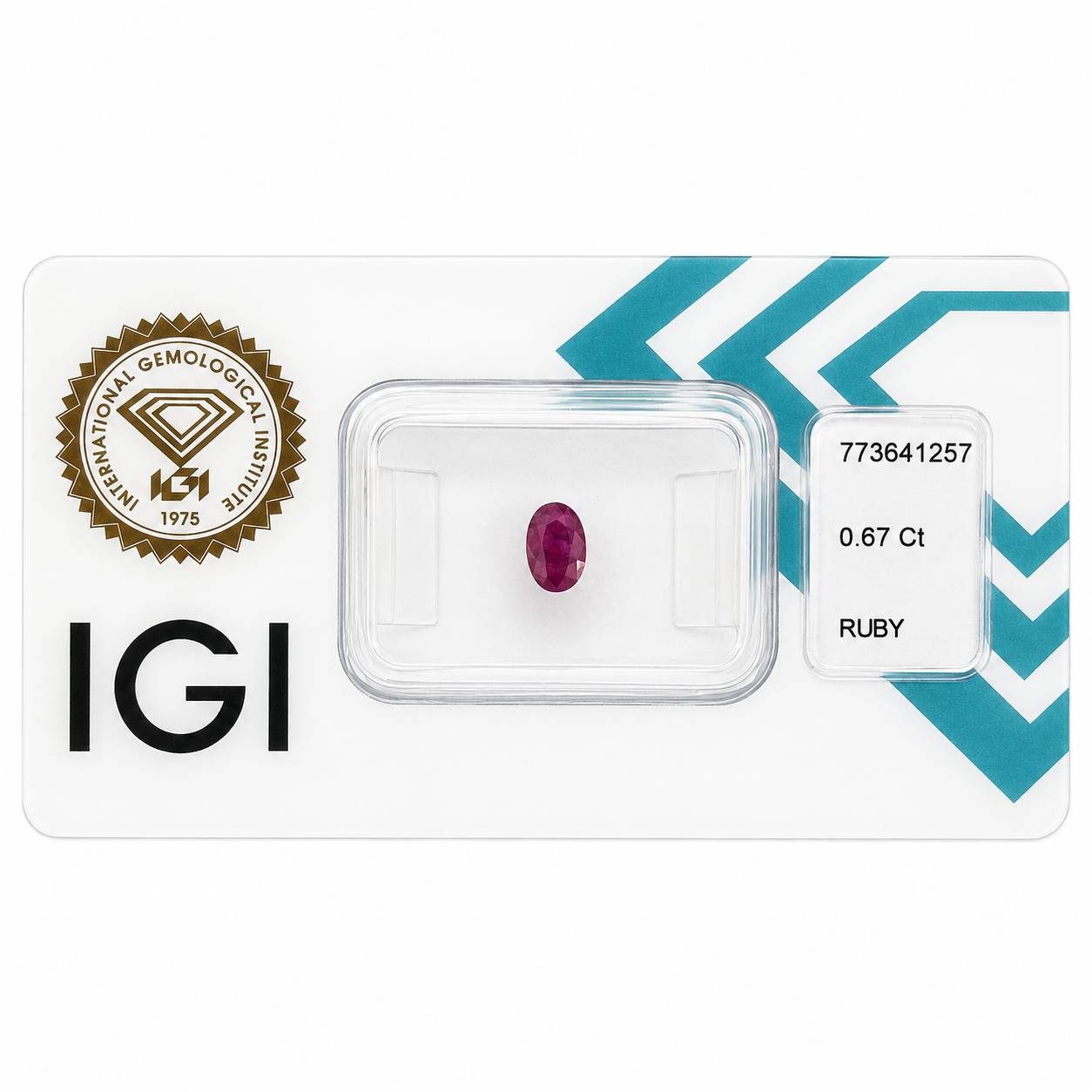 Natürlicher Rubin - 0,67 ct | Oval Mixed Cut | Tief Rosa-Rot