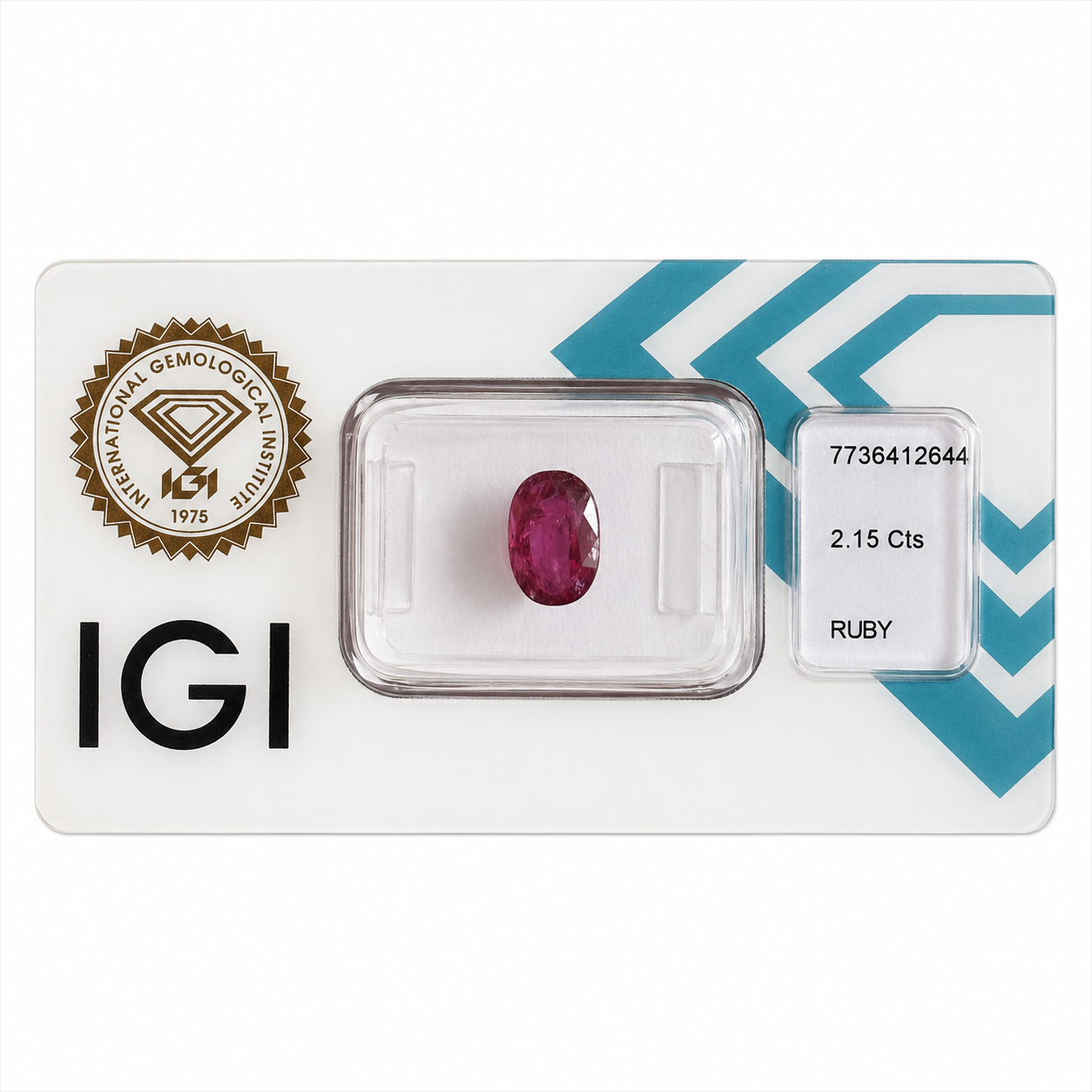 Natürlicher Rubin - 2,15 ct | Oval Mixed Cut | Tief Rosa-Rot