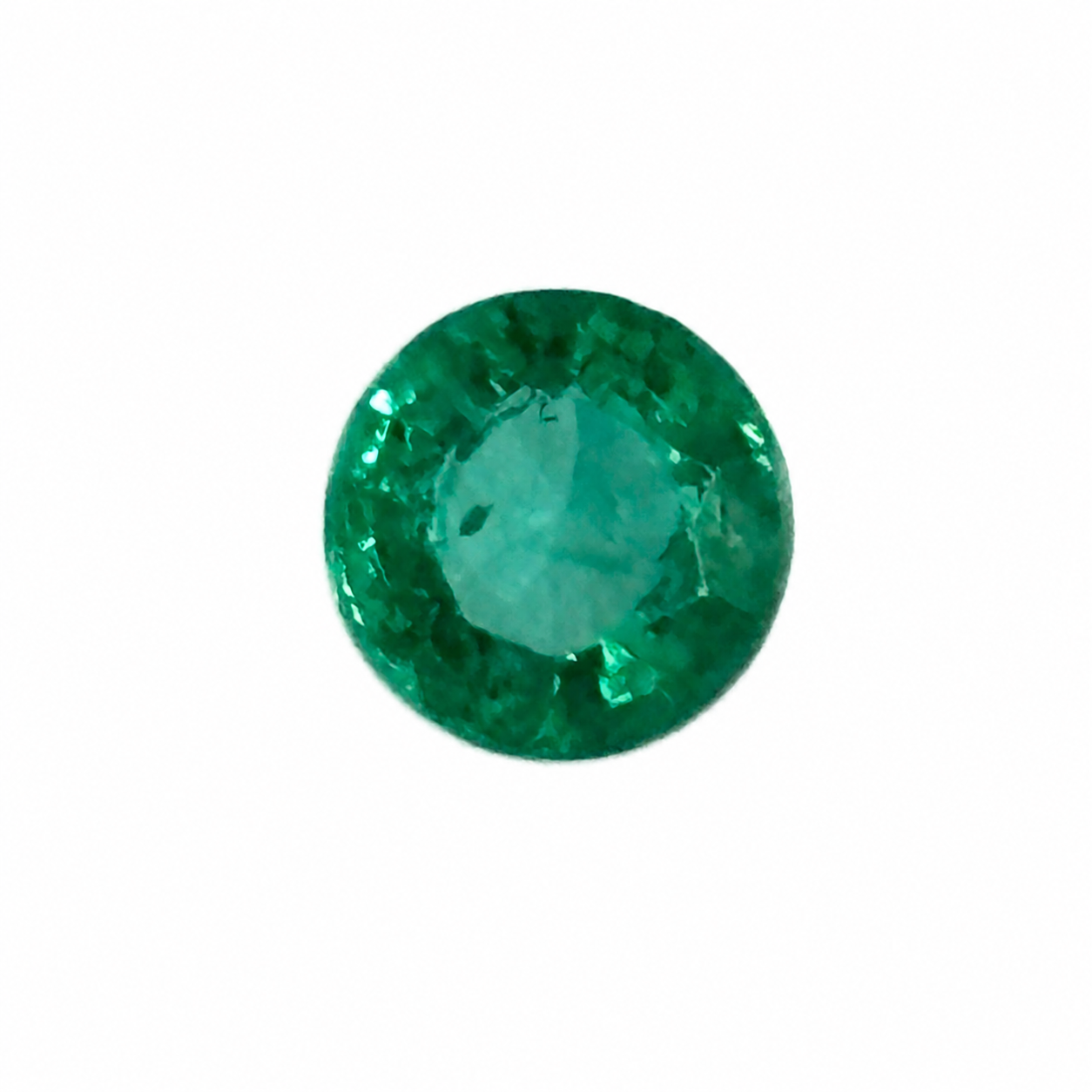 Natürlicher grüner Smaragd, Oktagon Emerald Cut, 0,97 ct, zertifizierter Edelstein für hochwertigen Schmuck, Detailaufnahme.