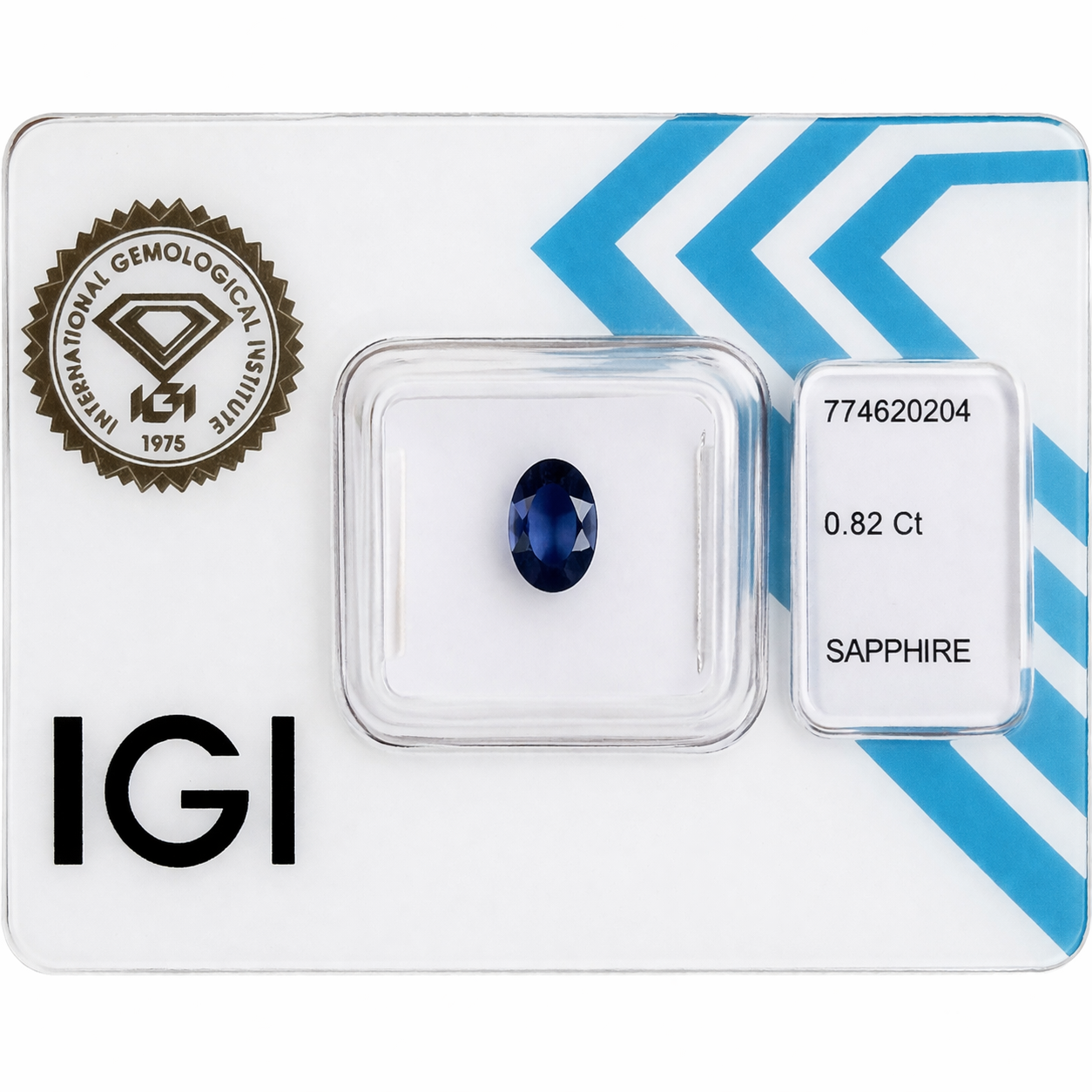 Natürlicher Saphir – 0,82 ct | Oval Mixed Cut | Tief Violettblau