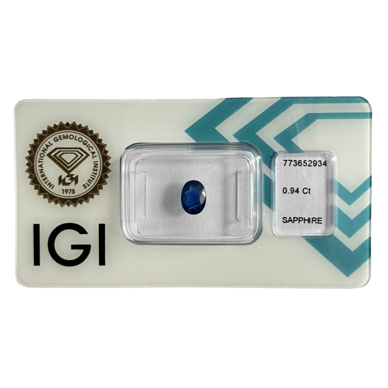 Natürlicher tiefblauer Saphir, Oval Mixed Cut, 0,94 ct, zertifizierter Edelstein für hochwertigen Schmuck.