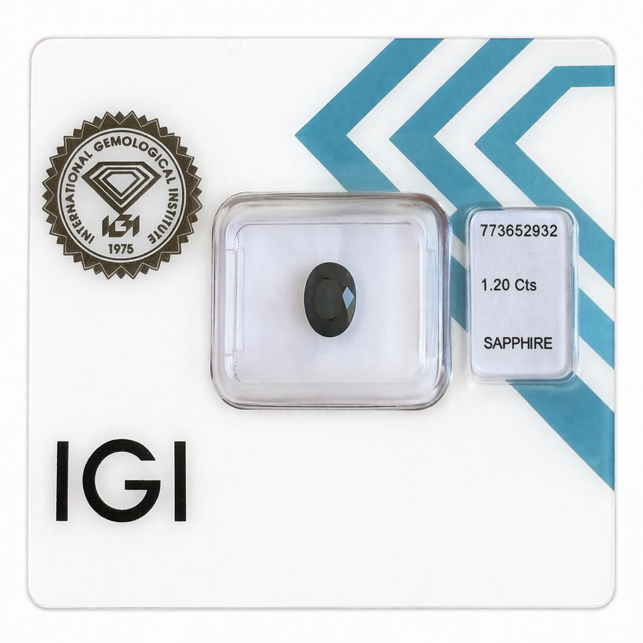 Natürlicher Saphir – 1,20 ct | Oval Mixed Cut | Tiefblau