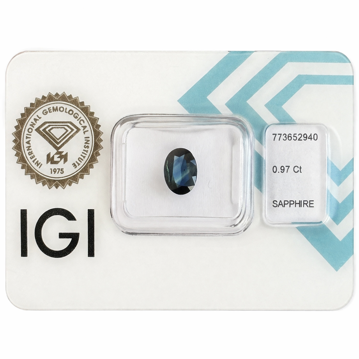 Natürlicher Saphir – 0,97 ct | Oval Mixed Cut | Tiefblau