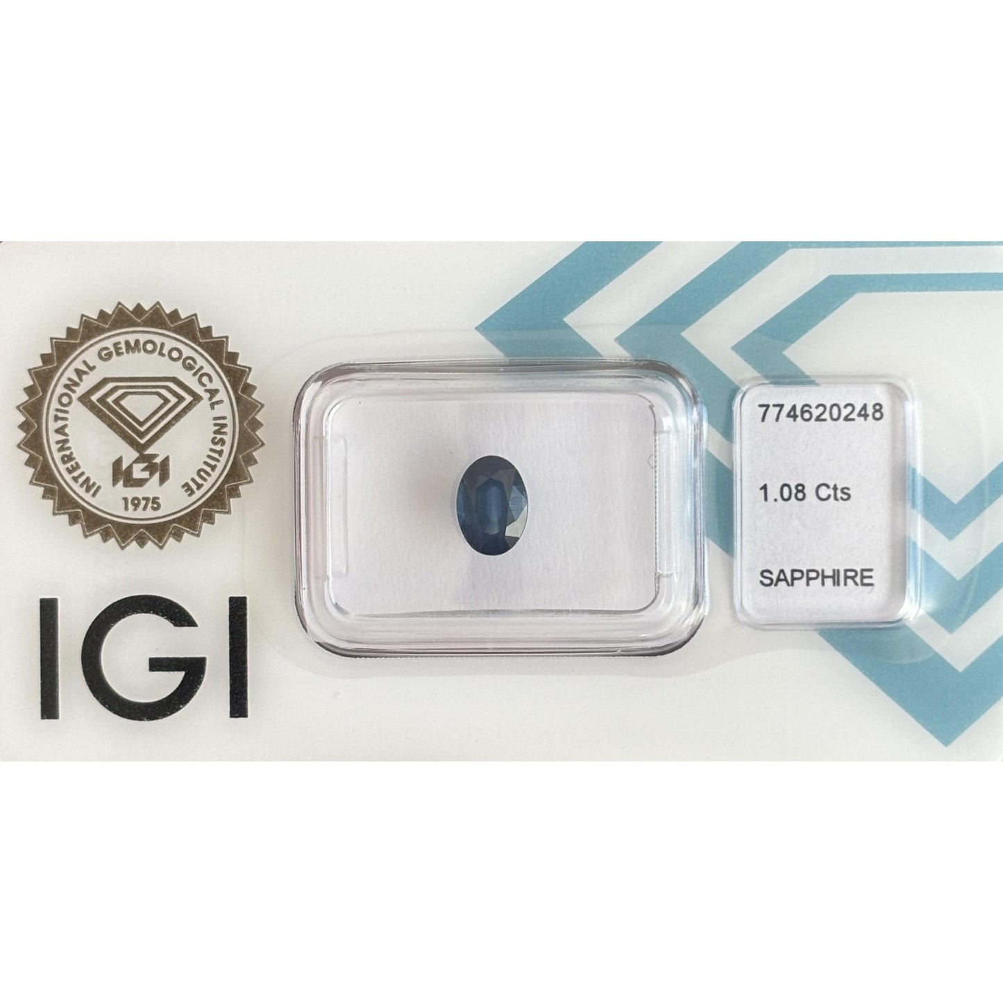 Natürlicher Saphir – 1,08 ct | Oval Mixed Cut | Tiefblau