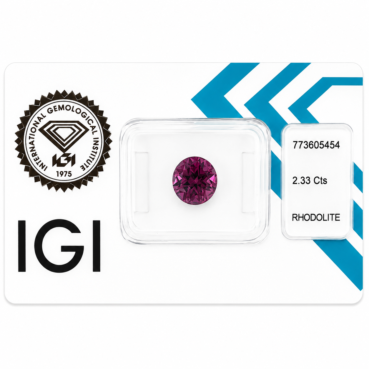 Natürlicher Rhodolith - 2,33 ct | Round Mixed Cut | Tief Rötlich-Purpur