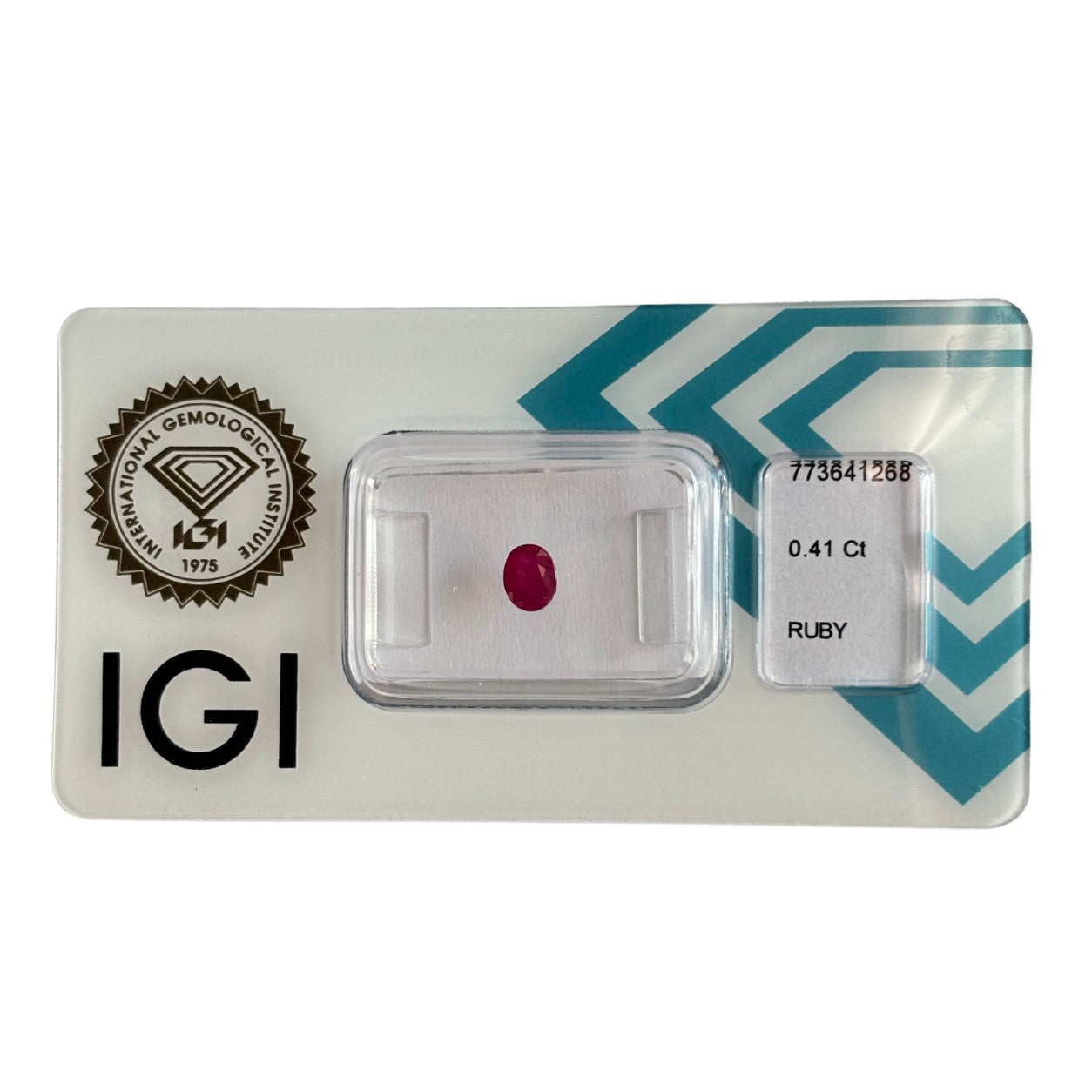 Natürlicher tief rosa-roter Rubin, Oval Mixed Cut, 0,41 ct, zertifizierter Edelstein für hochwertigen Schmuck.