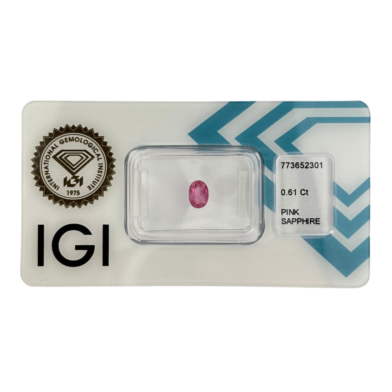 Natürlicher tief purpur-rosa Saphir, Oval Mixed Cut, 0,61 ct, zertifizierter Edelstein für hochwertigen Schmuck.