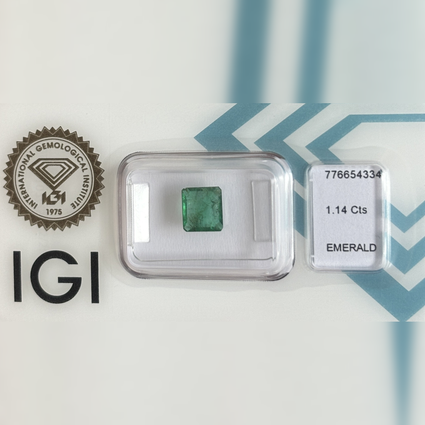 Natürlicher Smaragd – 1,14 ct | Emerald Cut | Grün