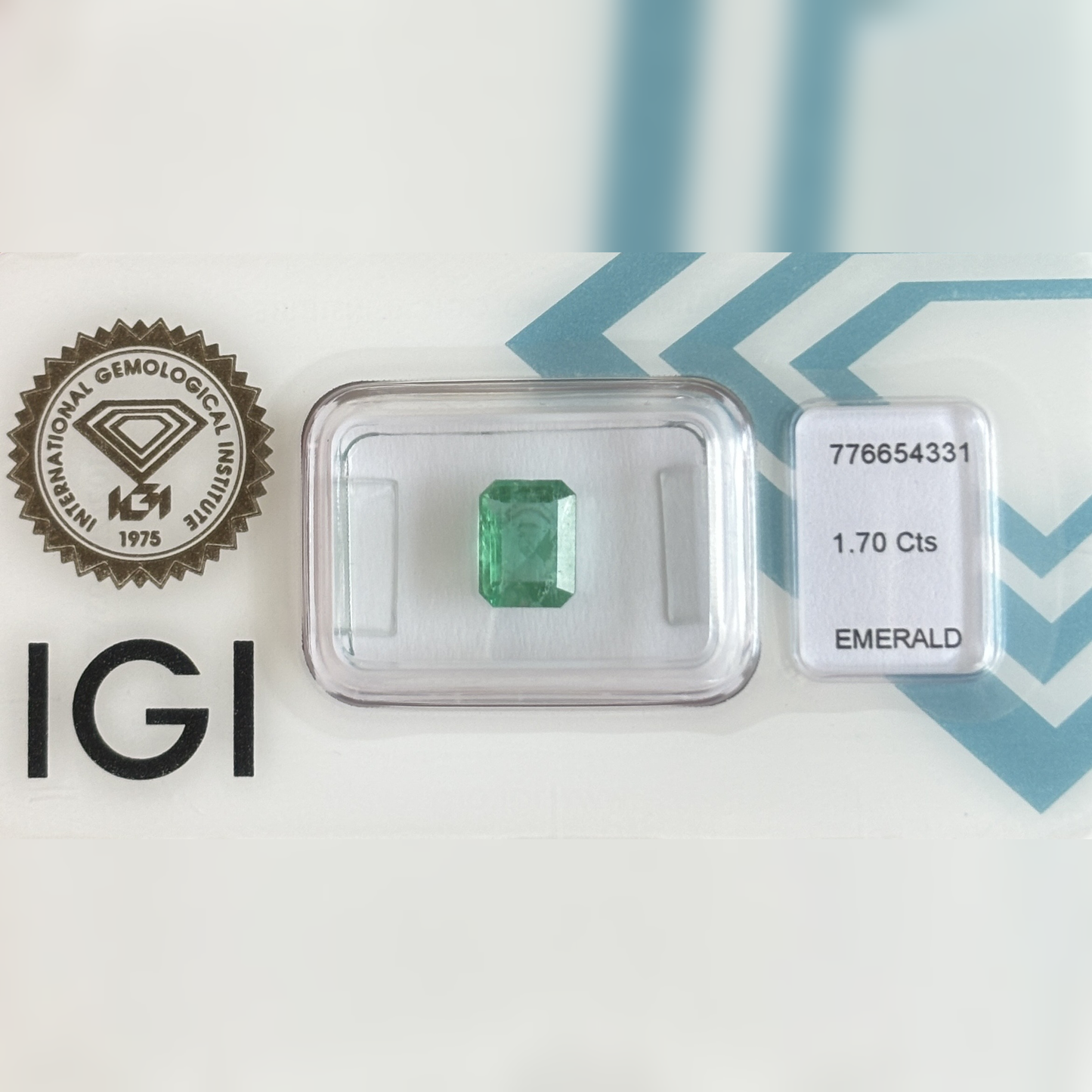 Natürlicher Smaragd – 1,70 ct | Emerald Cut | Grün