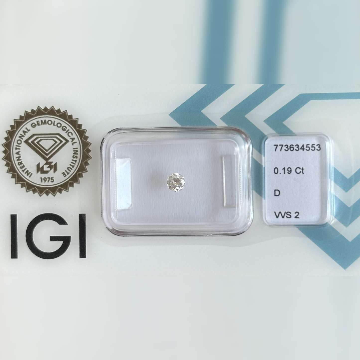 Natürlicher Diamant – 0,19 ct | Round Brilliant | D / VVS2