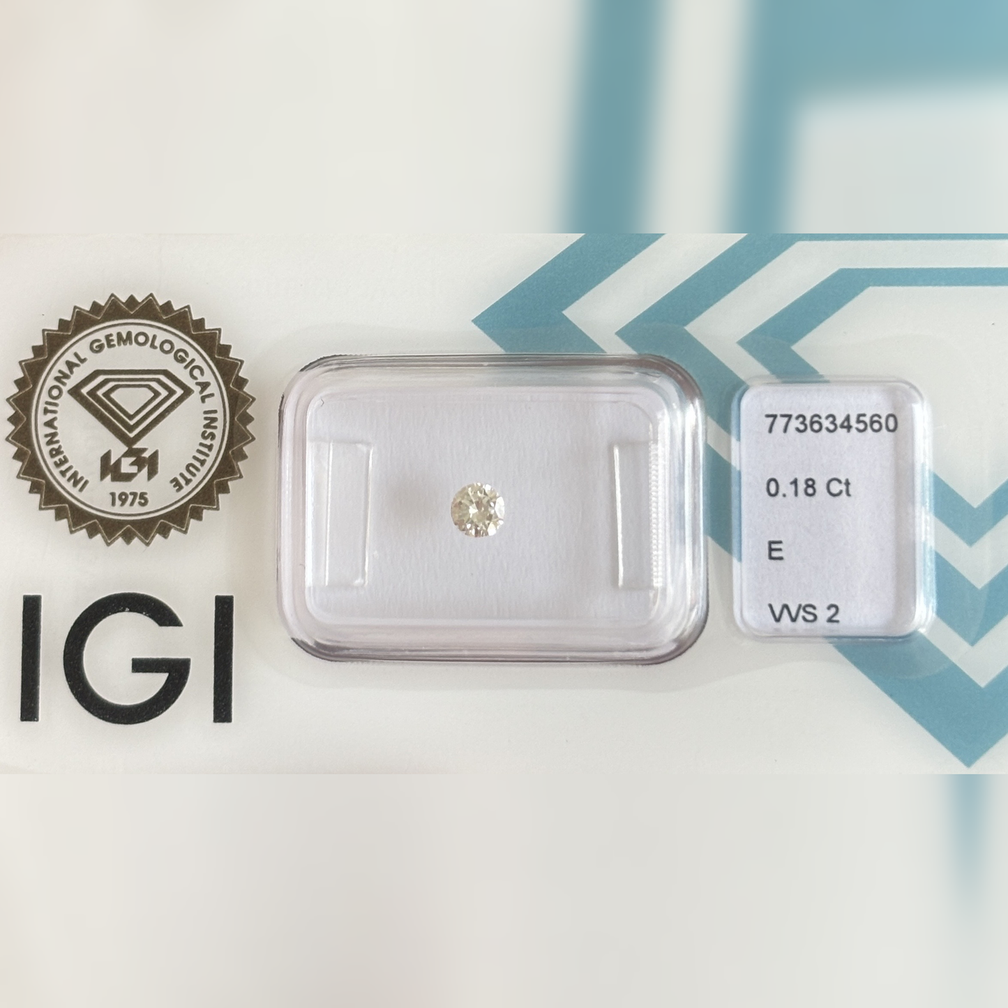 Natürlicher Diamant – 0,18 ct | Round Brilliant | E / VVS2