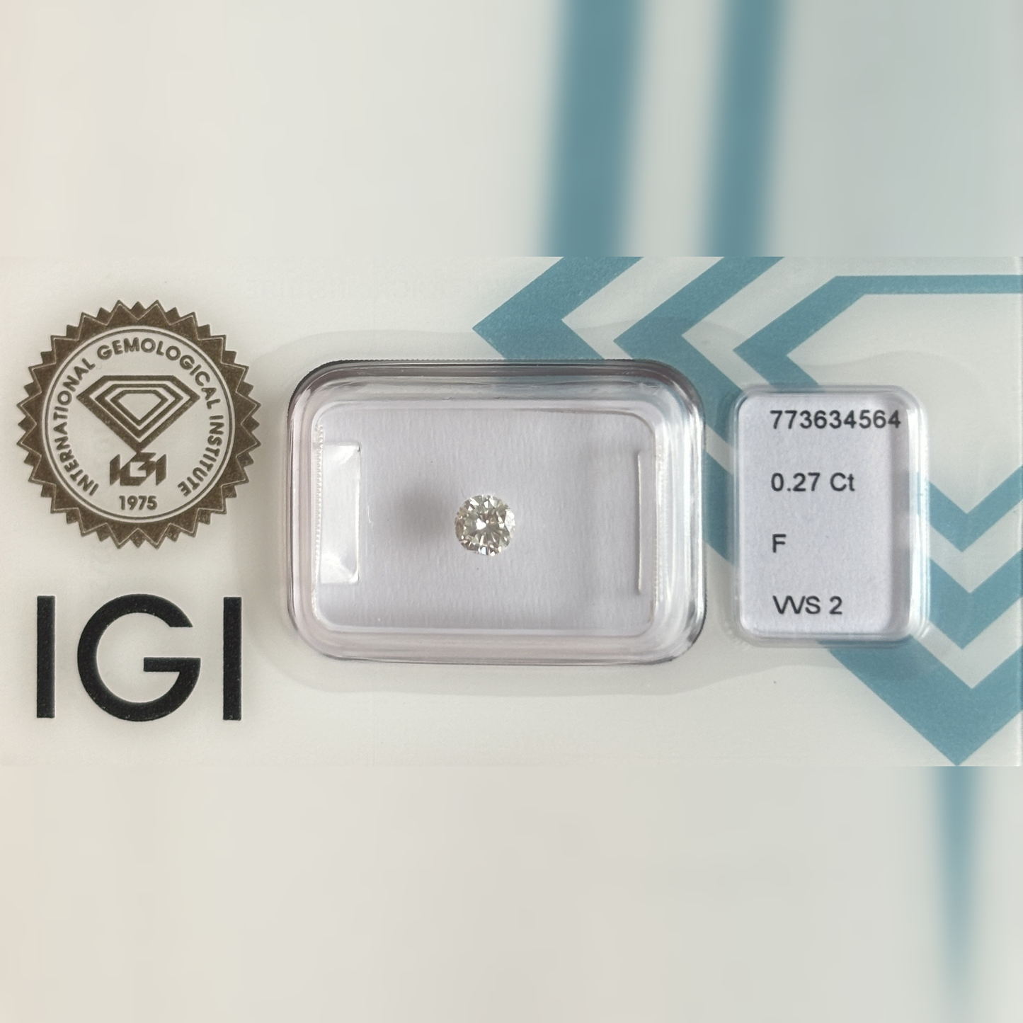 Natürlicher Diamant – 0,27 ct | Round Brilliant | F / VVS2