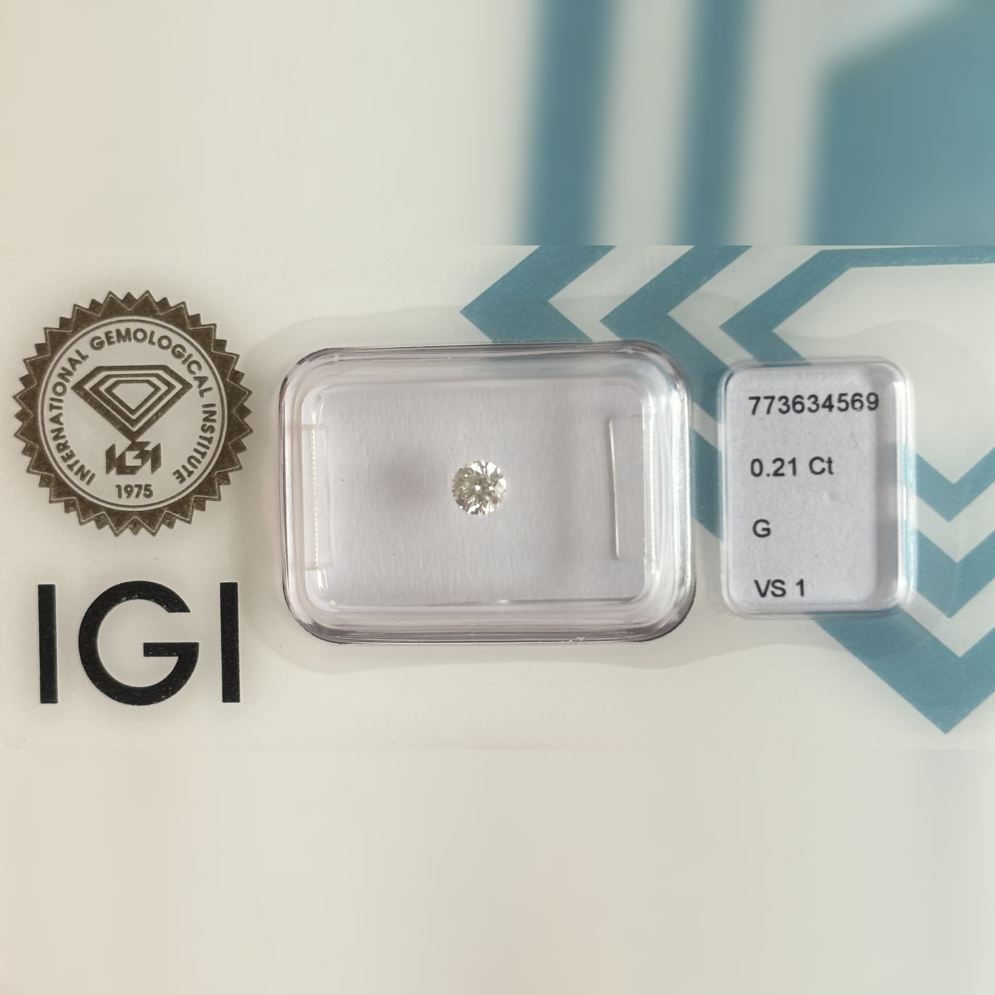 Natürlicher Diamant – 0,21 ct | Round Brilliant | G / VS1