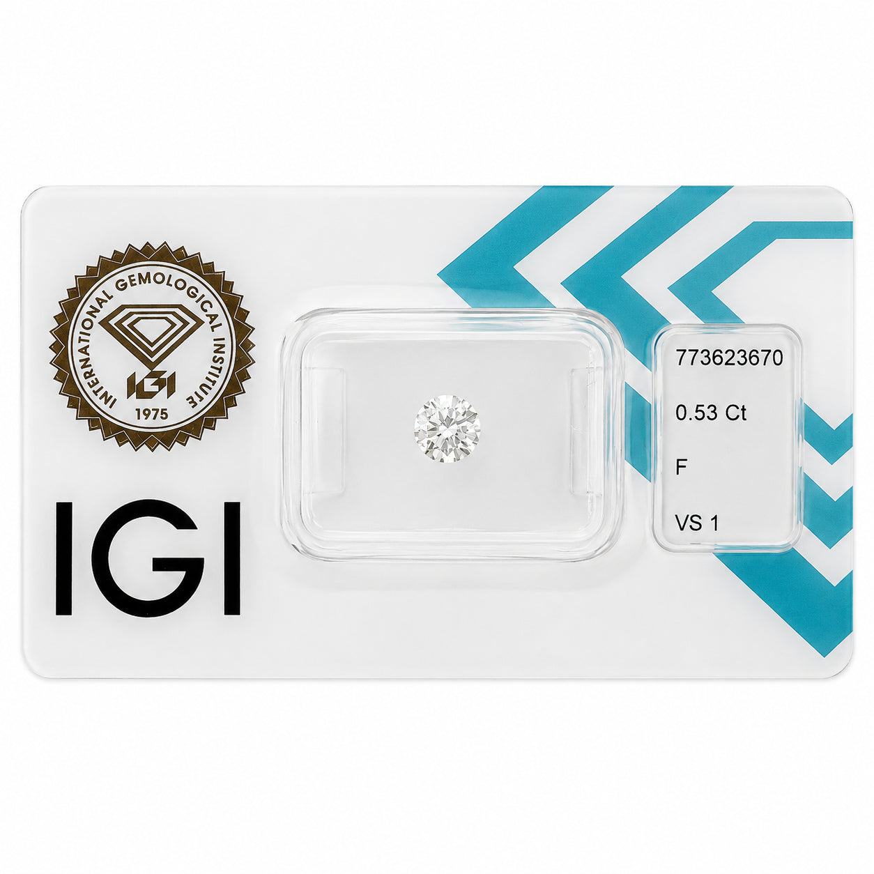 Natürlicher Diamant – 0,53 ct | Round Brilliant | F / VS1