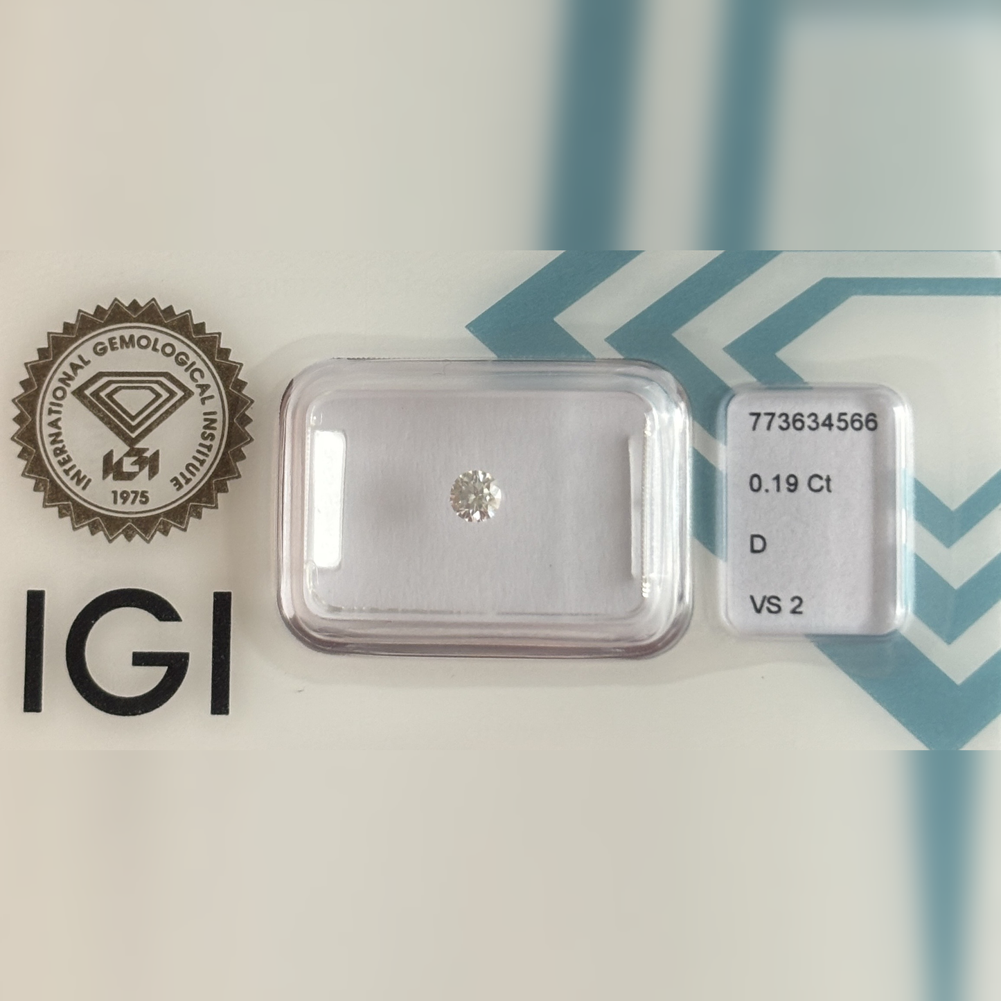 Natürlicher Diamant – 0,19 ct | Round Brilliant | D / VS2