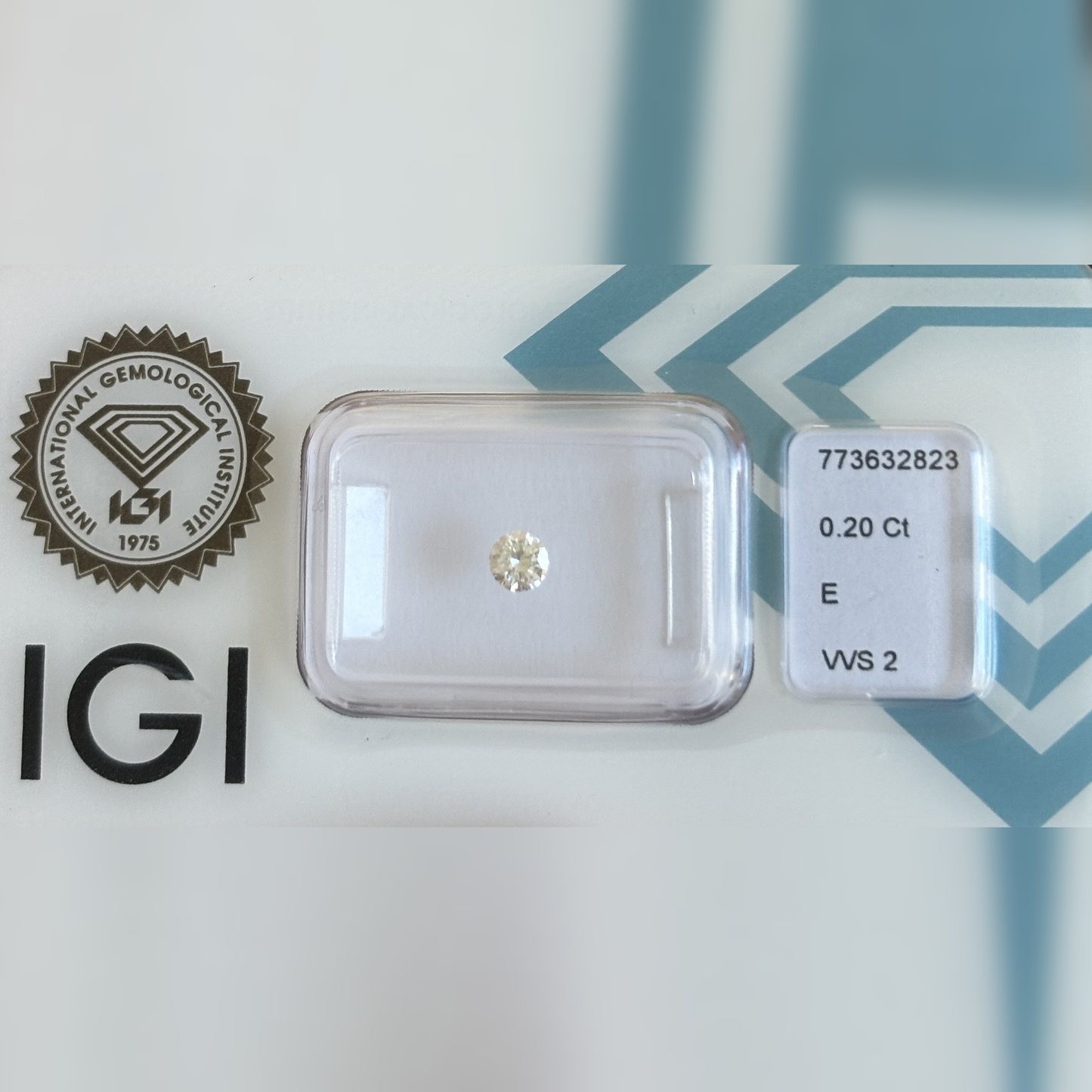 Natürlicher Diamant – 0,20 ct | Round Brilliant | E / VVS2