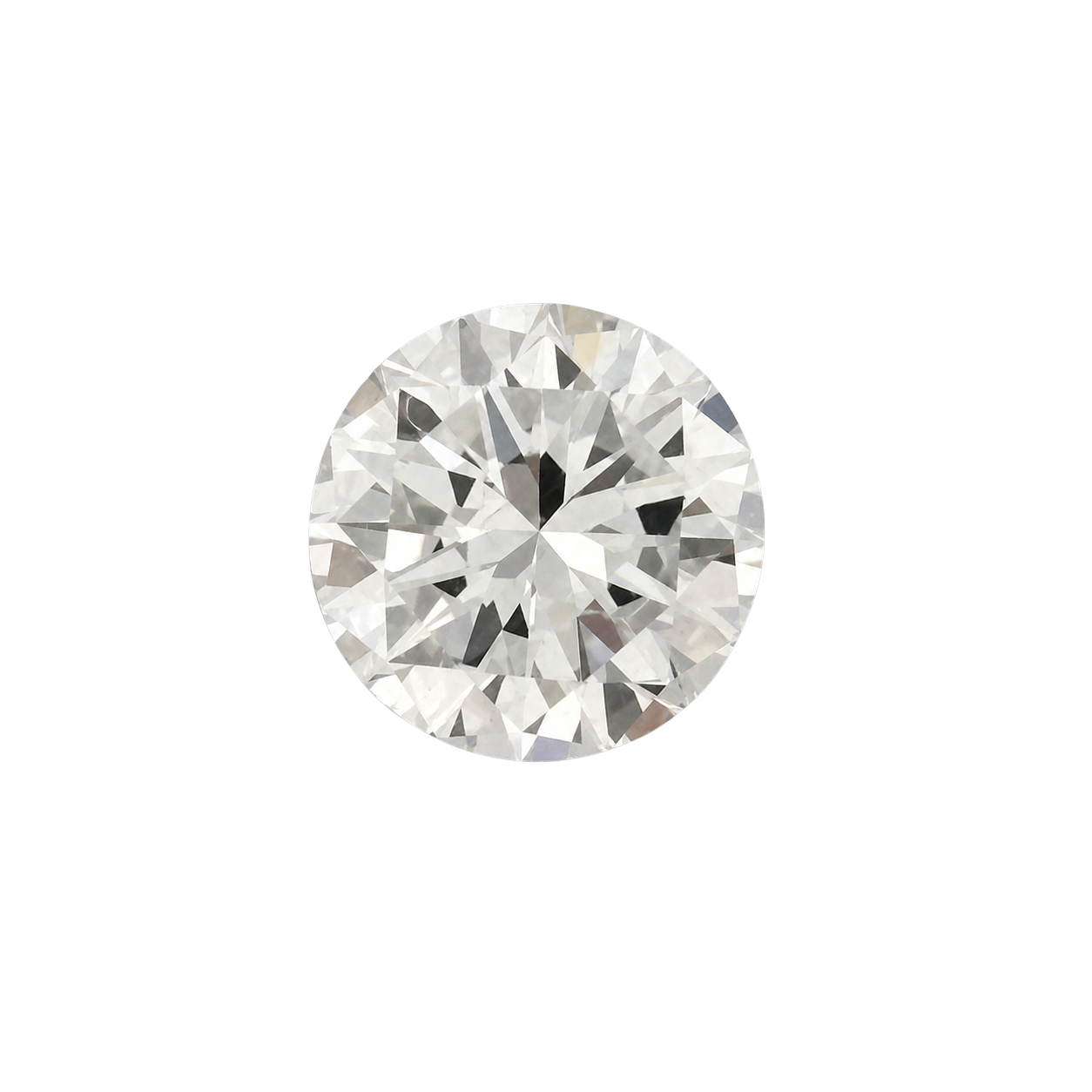 Natürlicher Diamant, Round Brilliant Cut, 0,81 ct, Farbe E, VS1, wertvoller, zertifizierter Edelstein für hochwertigen Schmuck, Detailaufnahme.