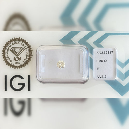 Natürlicher Diamant – 0,36 ct | Round Brilliant | E / VVS2