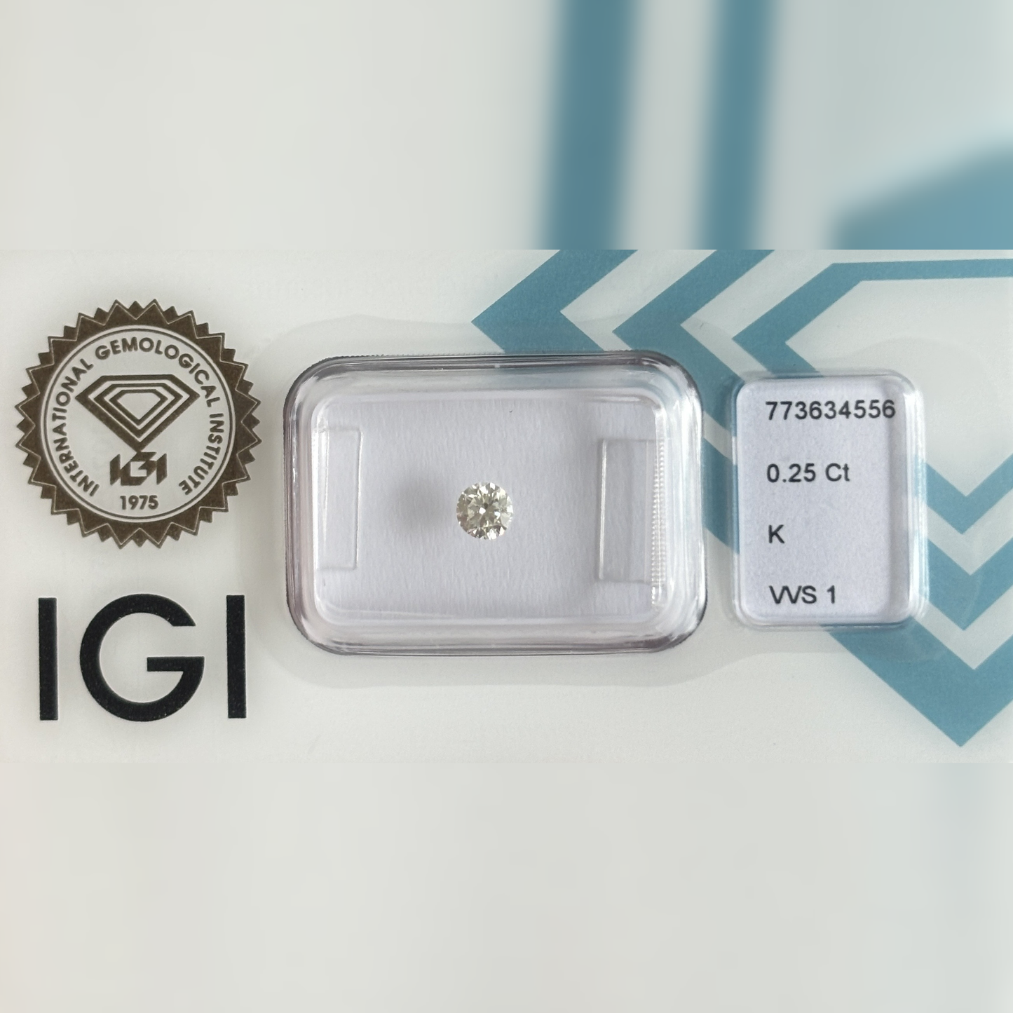 Natürlicher Diamant – 0,25 ct | Round Brilliant | K / VVS1