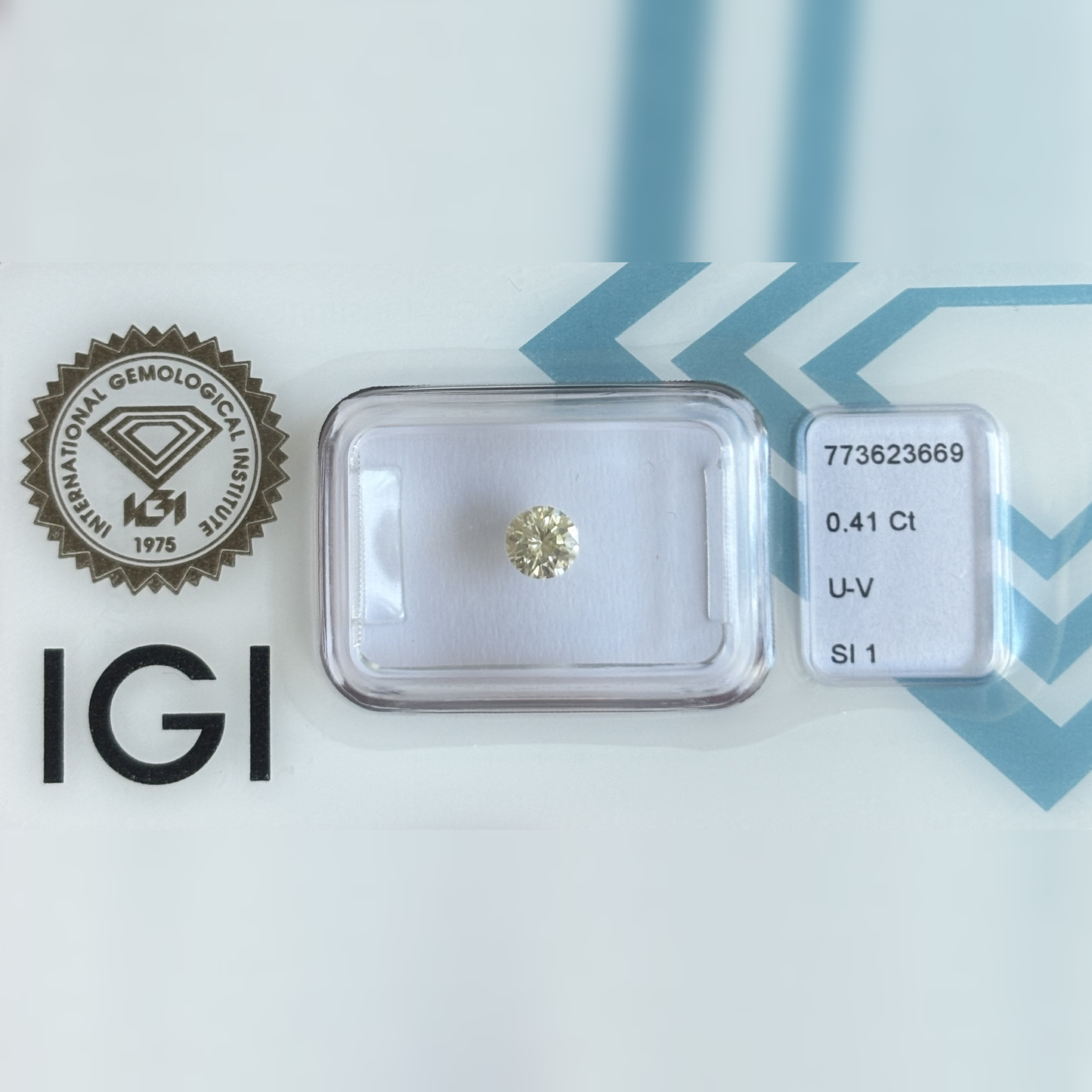 Natürlicher Diamant – 0,41 ct | Round Brilliant | U–V / SI1