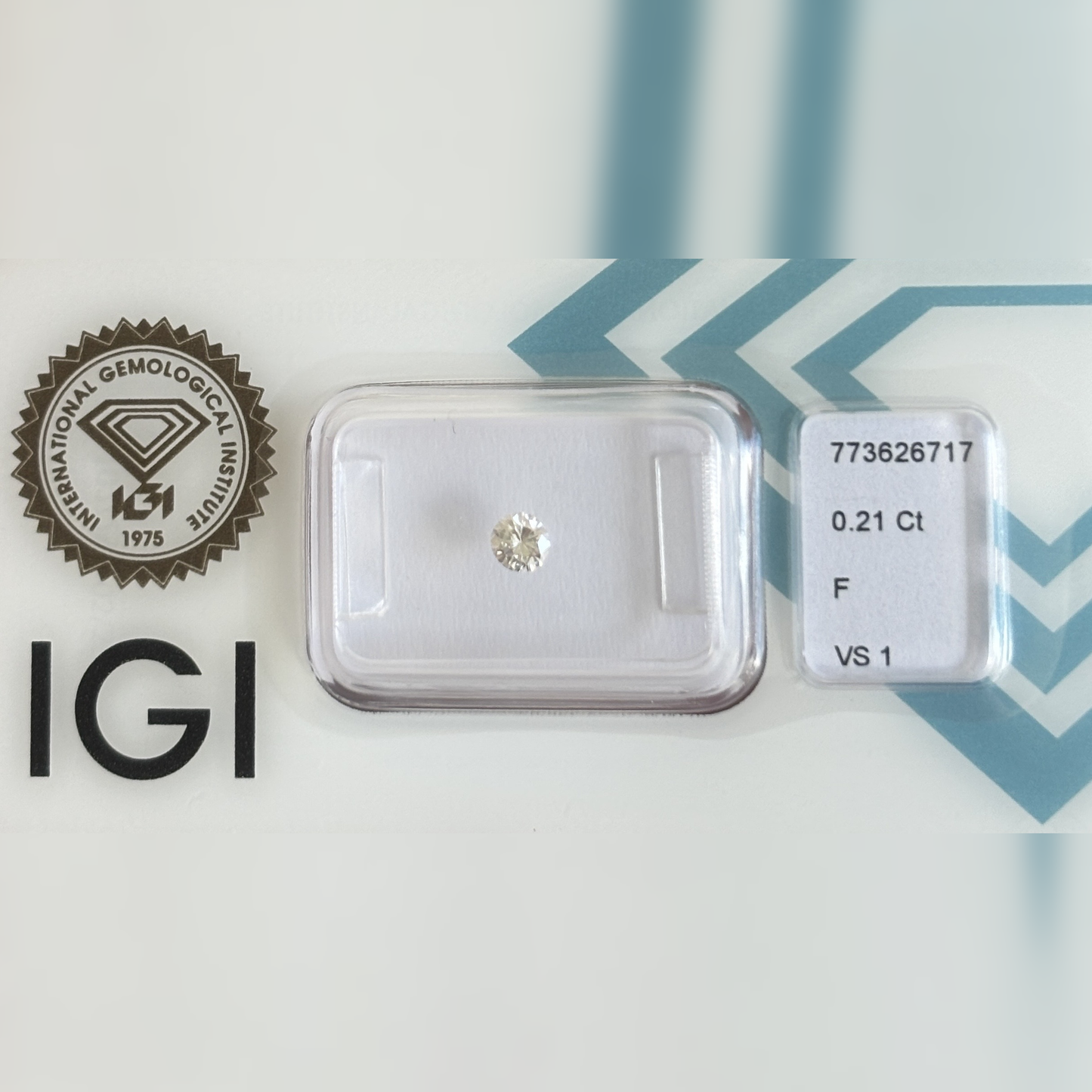 Natürlicher Diamant – 0,21 ct | Round Brilliant | F / VS1