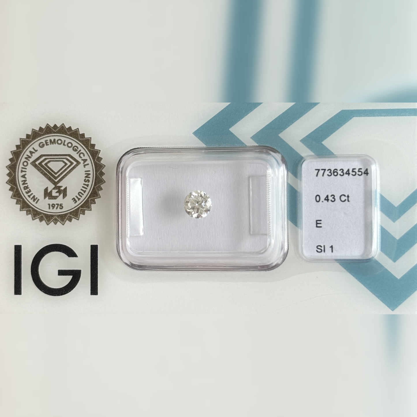 Natürlicher Diamant – 0,43 ct | Round Brilliant | E / SI1