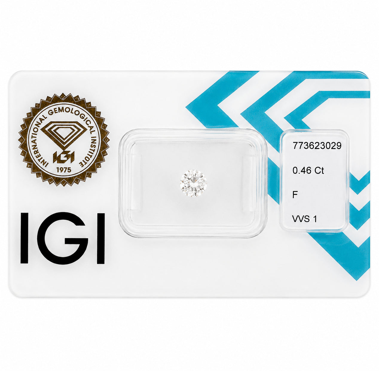 Natürlicher Diamant – 0,46 ct | Round Brilliant | F / VVS1