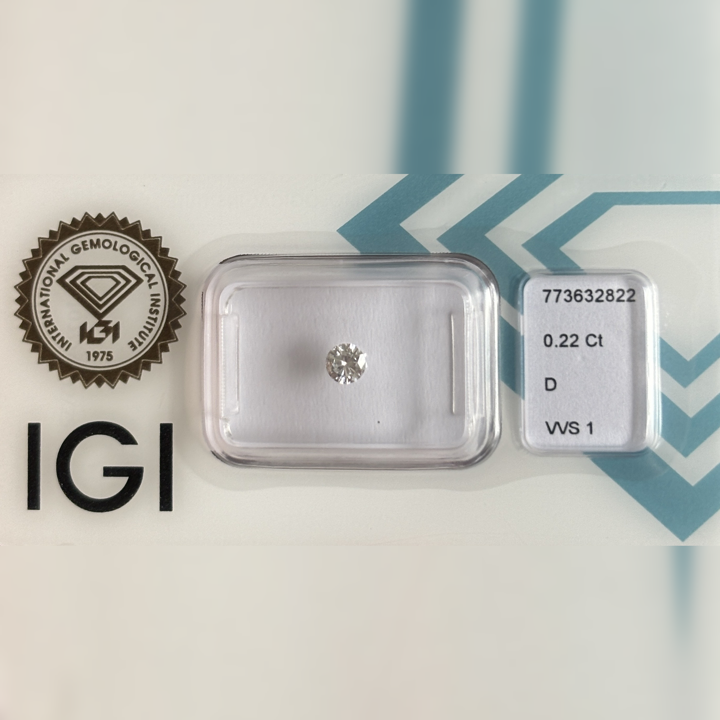 Natürlicher Diamant – 0,22 ct | Round Brilliant | D / VVS1