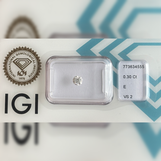 Natürlicher Diamant – 0,30 ct | Round Brilliant | E / VS2