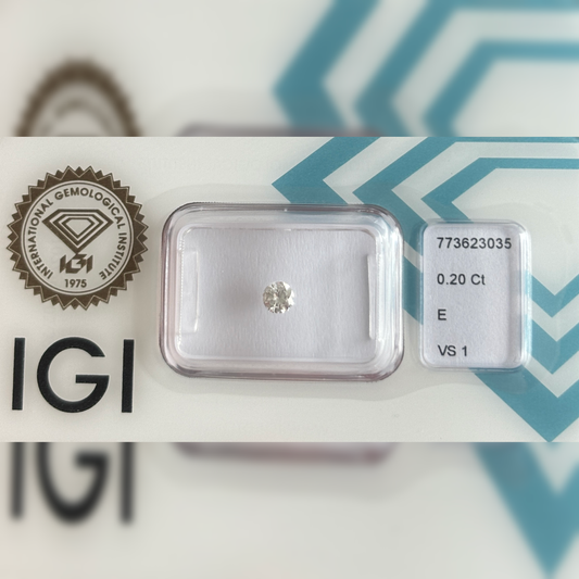 Natürlicher Diamant – 0,20 ct | Round Brilliant | E / VS1