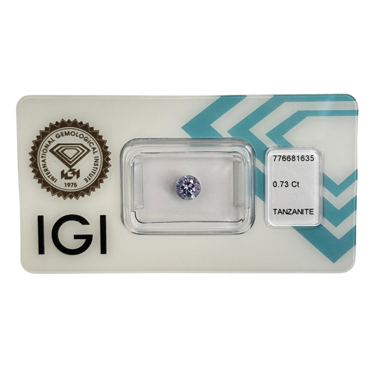 Natürlicher blau-violetter Tansanit, rund Mixed Cut, 0,73 ct, zertifizierter Edelstein für hochwertigen Schmuck