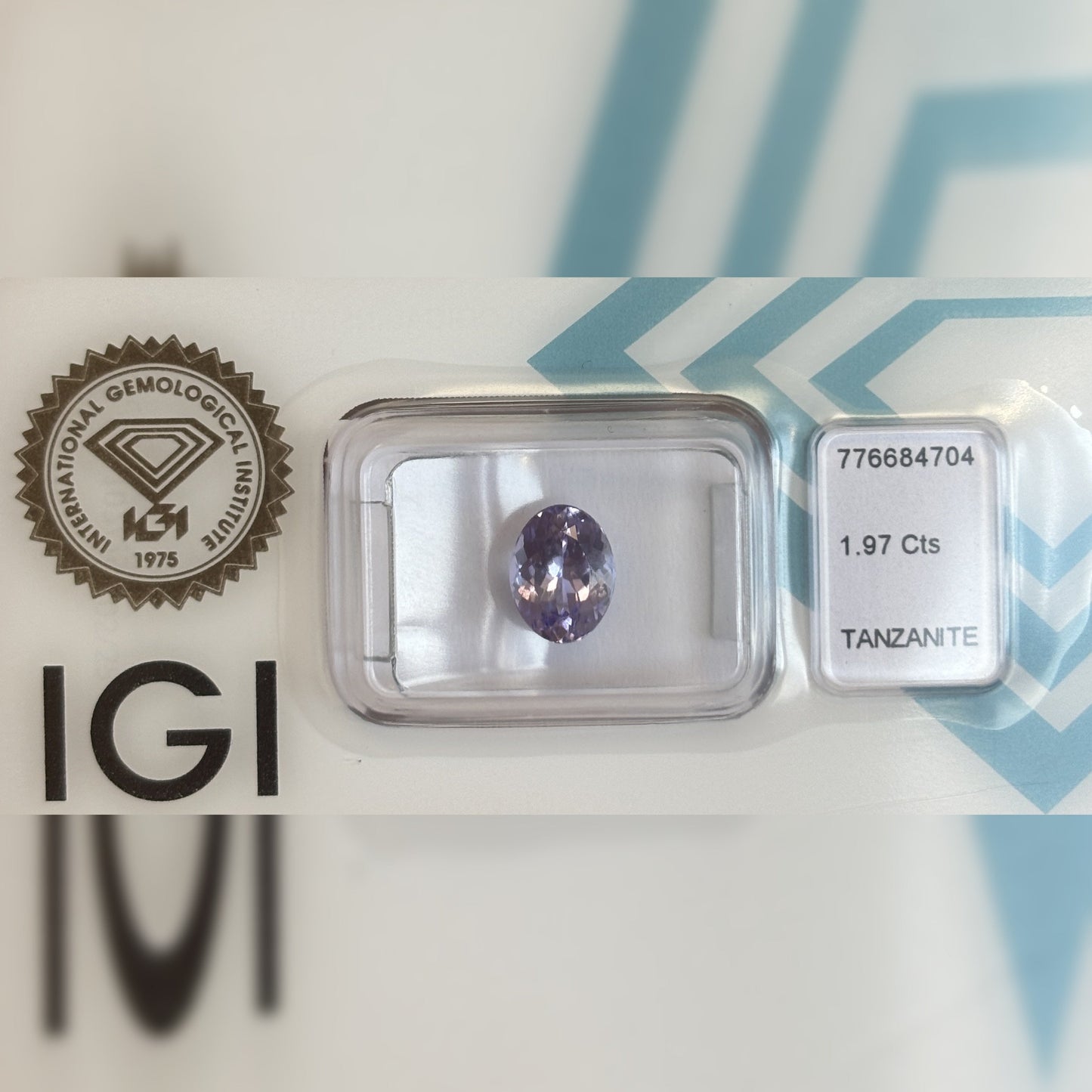 Natürlicher Tansanit – 1,97 ct | Oval Mixed Cut | Tief Violett-Blau