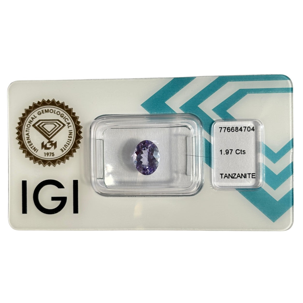 Natürlicher tief violett-blauer Tansanit, Oval Mixed Cut, 1,97 ct, zertifizierter Edelstein für hochwertigen Schmuck