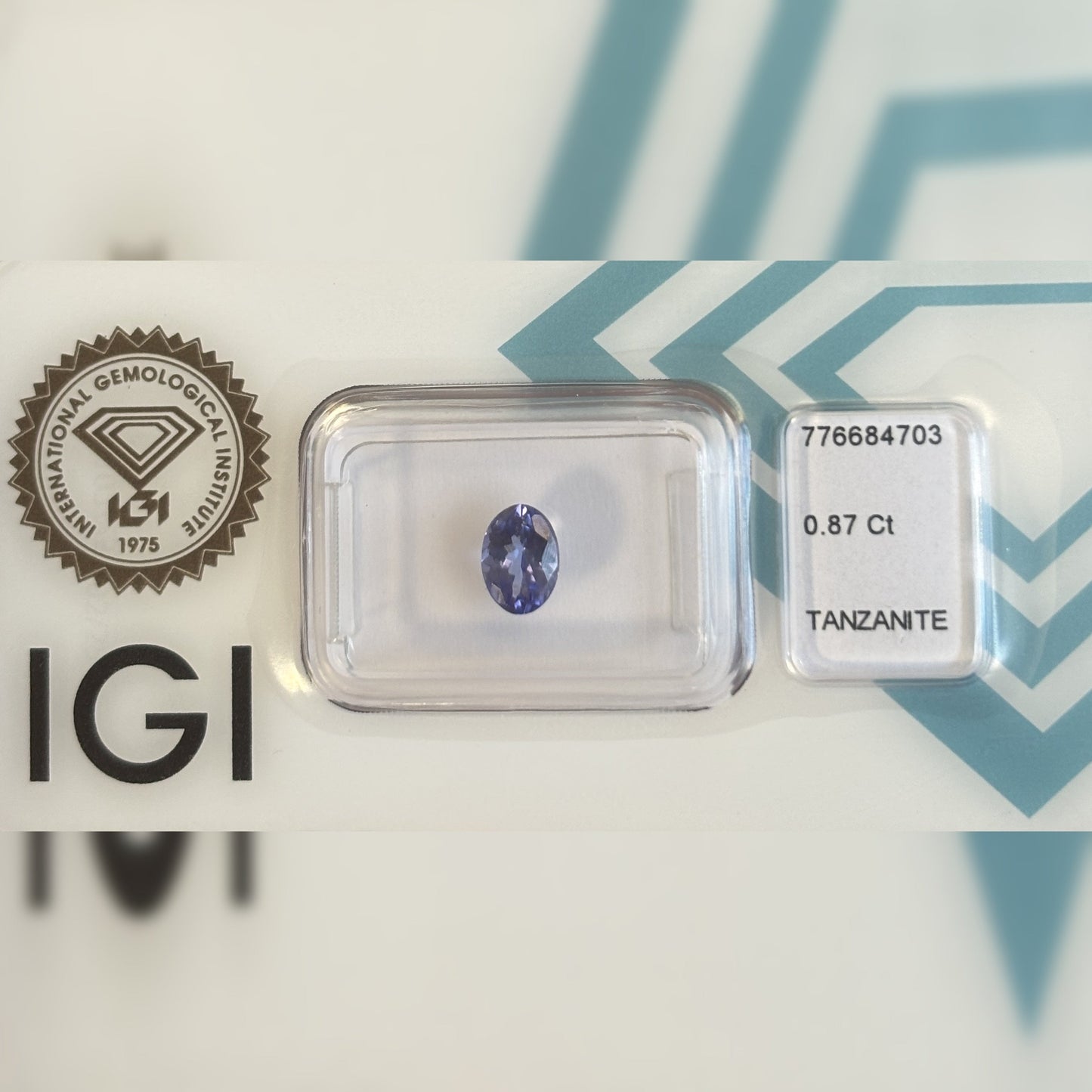 Natürlicher Tansanit – 0,87 ct | Oval Mixed Cut | Tief Violett-Blau