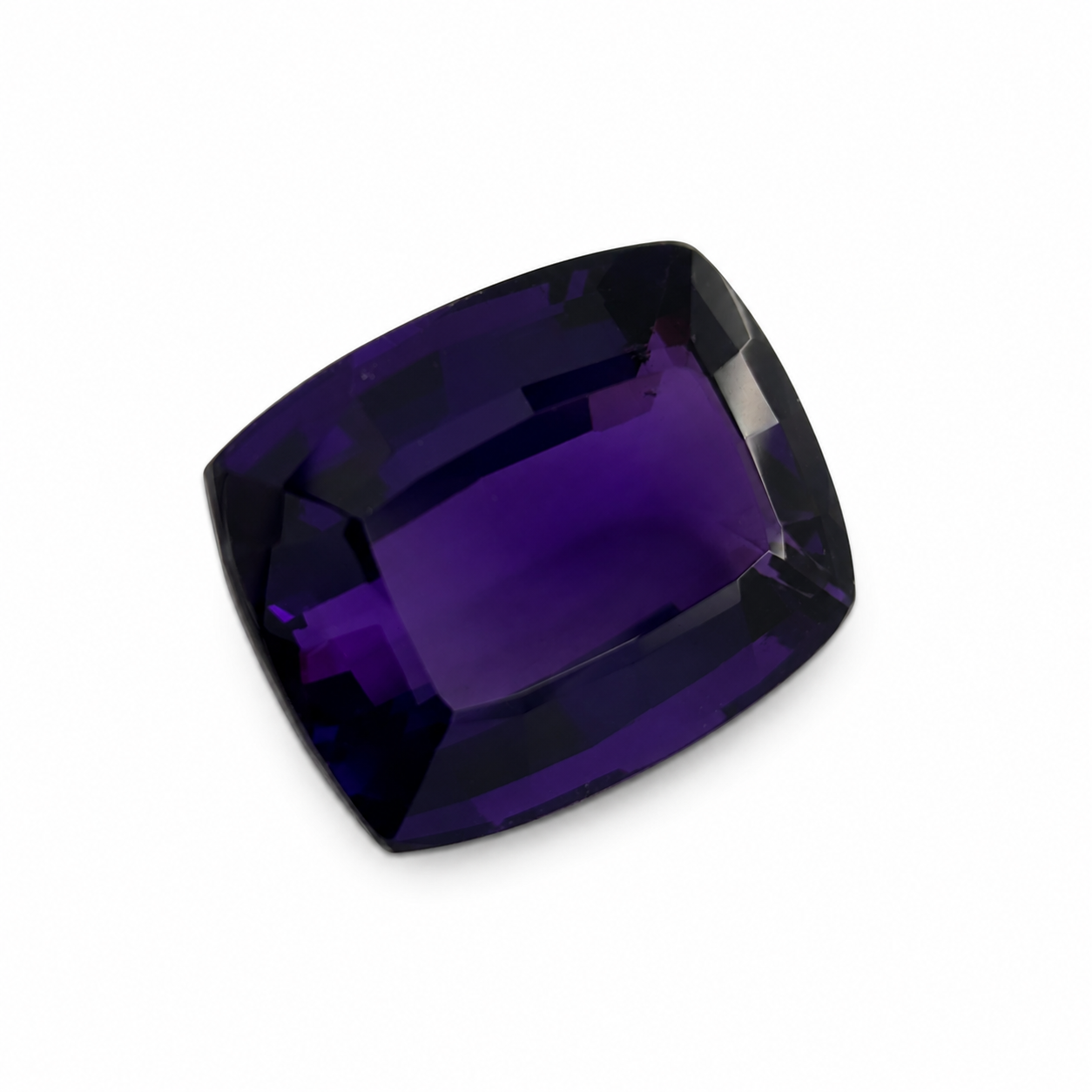 Natürlicher Amethyst - 28,11 ct | Antikschliff facettiert | Tiefviolett