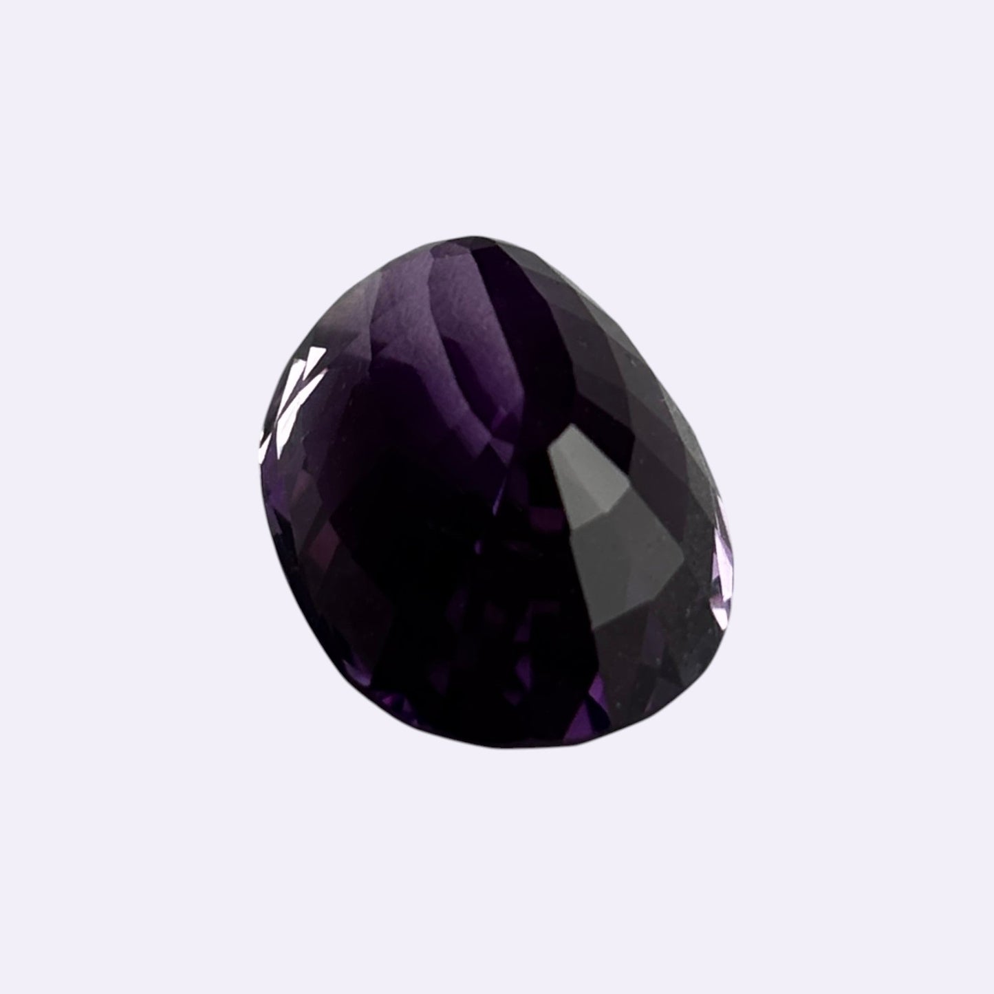 Natürlicher Amethyst - 15,56 ct | Oval facettiert | Violett