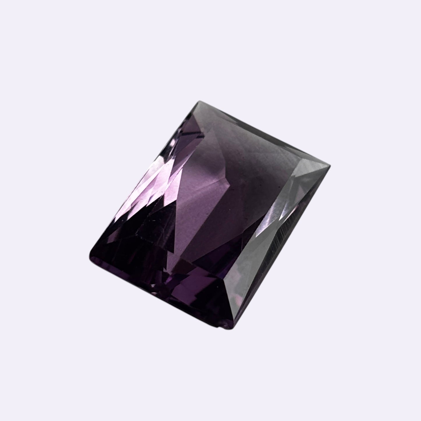 Natürlicher Amethyst - ca. 13,56 ct | Baguette facettiert | Violett