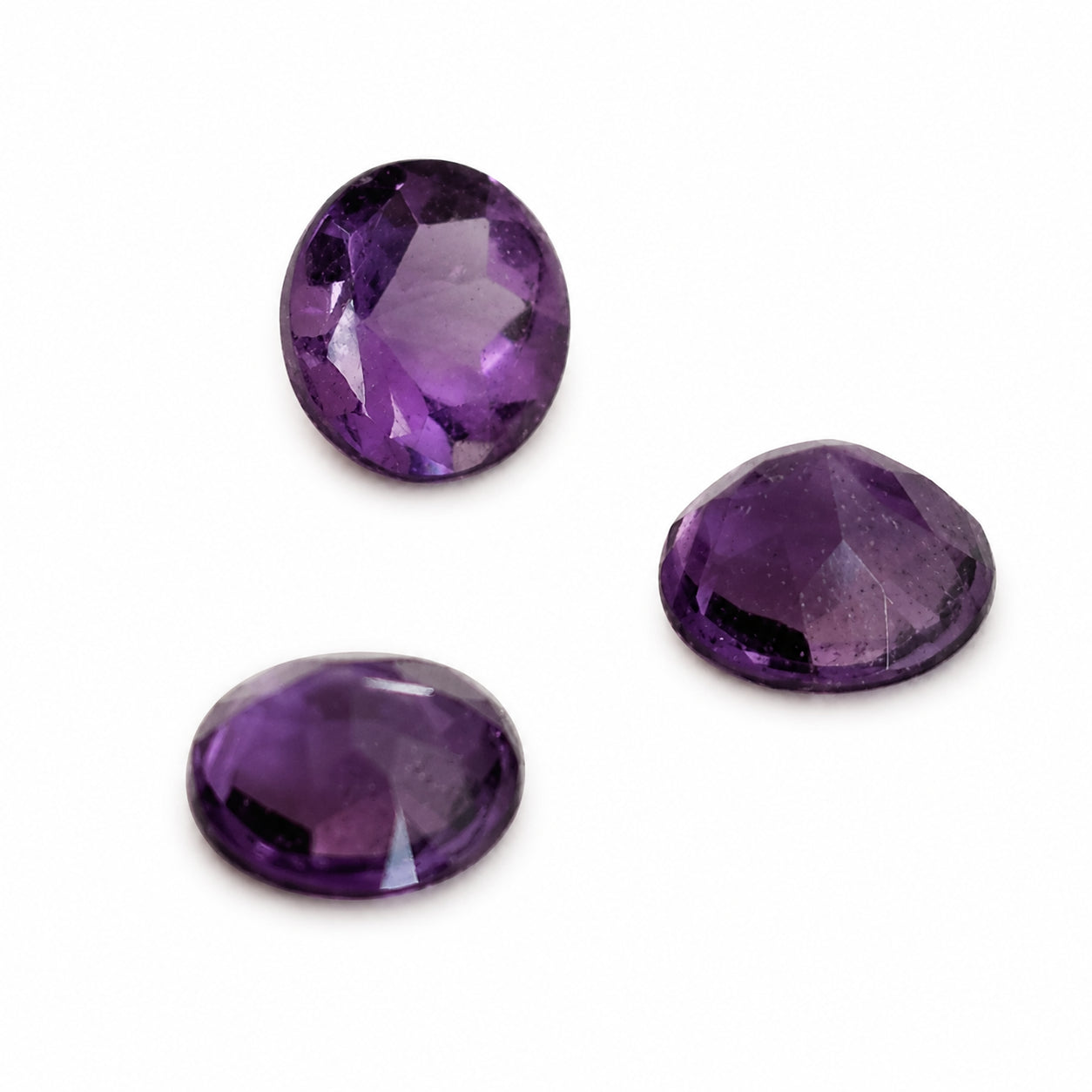 Natürlicher Amethyst - ca. 0,23 ct | Round Buff-Top | Violett