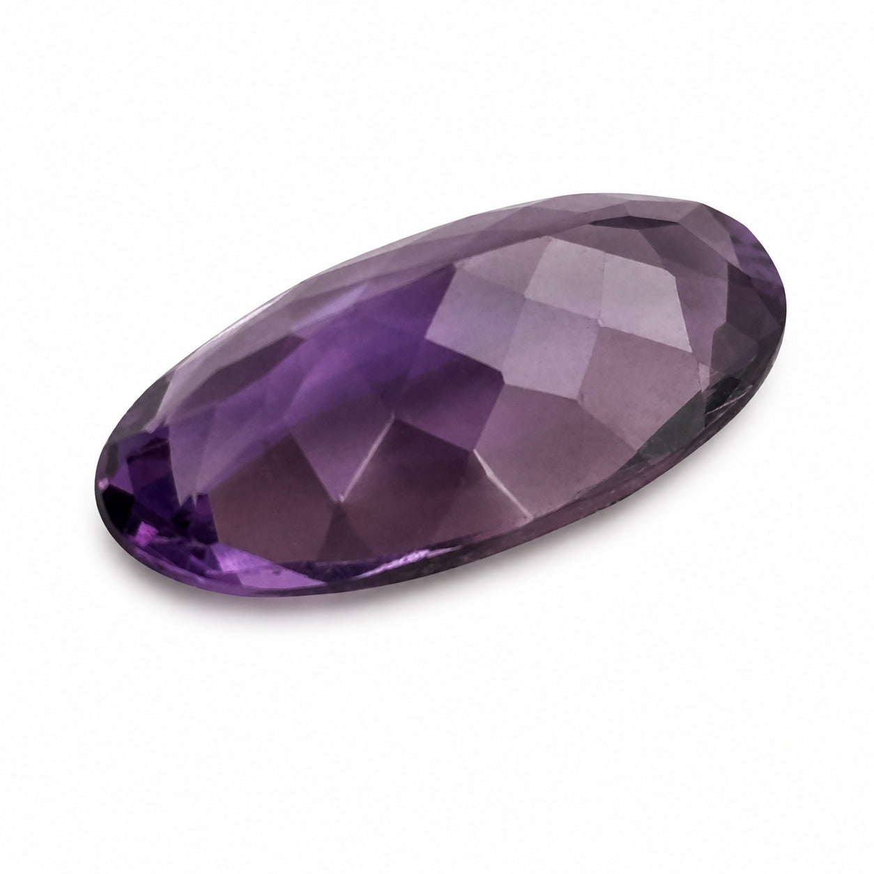 Natürlicher Amethyst - 6,25 ct | Oval facettiert | Violett