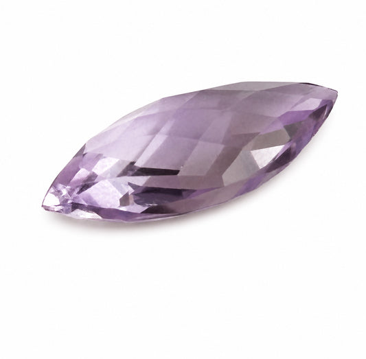 Natürlicher Amethyst - 3,66 ct | Briolett facettiert | Hellviolett