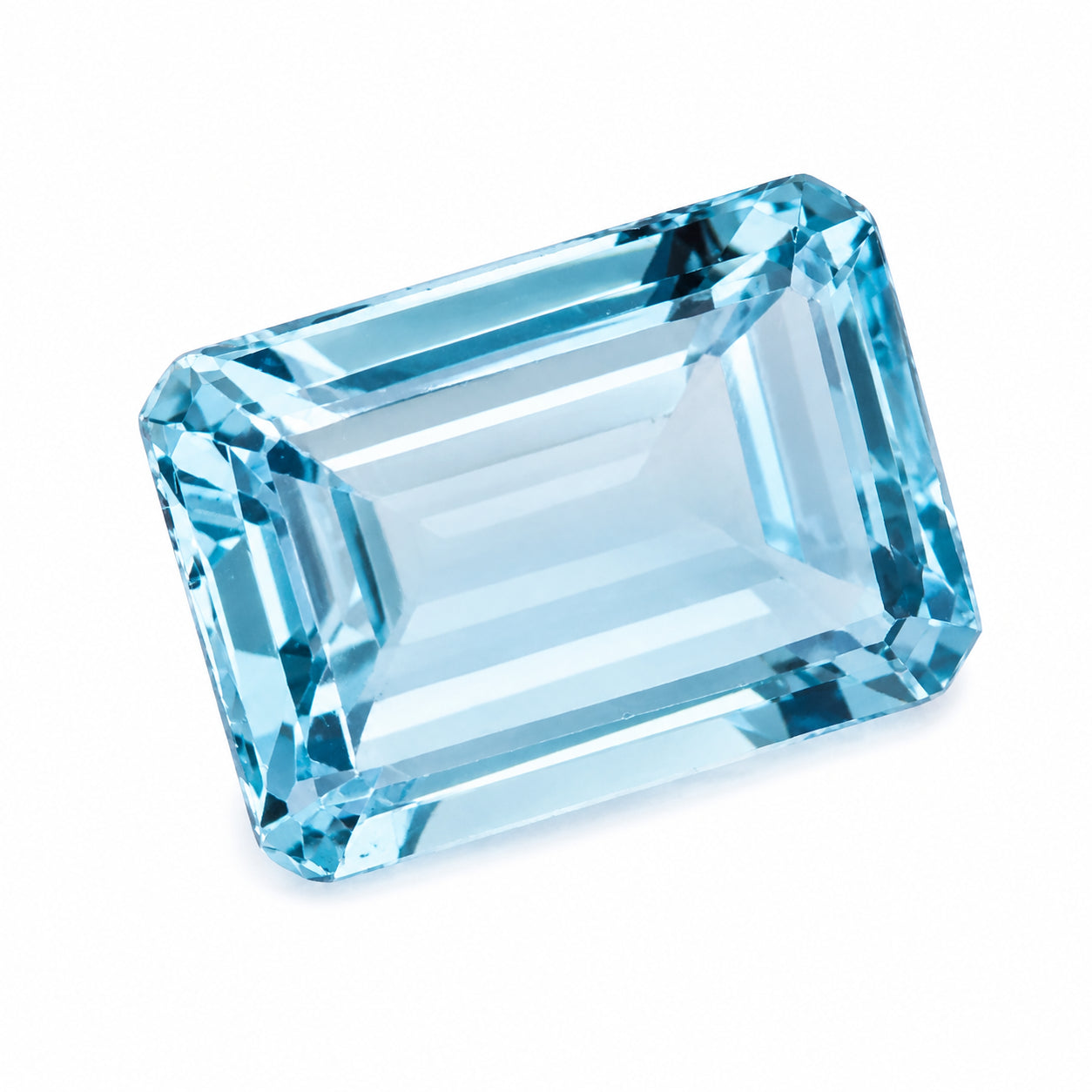 Natürlicher Topas - 20,22 ct | Oktagon facettiert | Blau