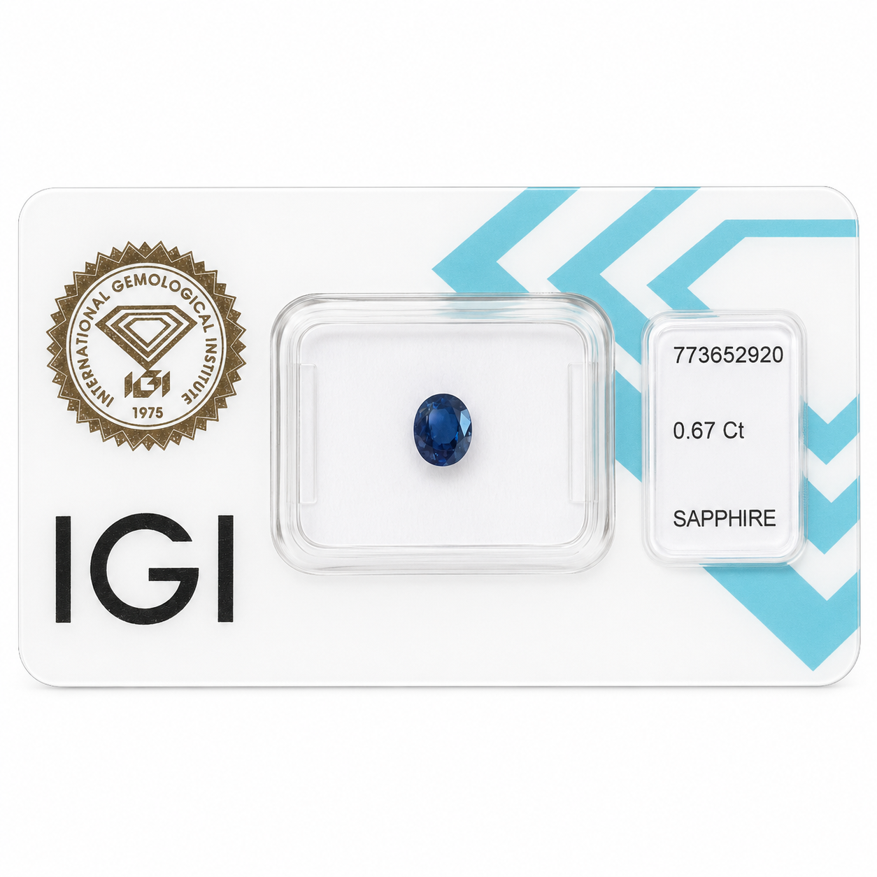 Natürlicher Saphir – 0,67 ct | Oval Mixed Cut | Tiefblau