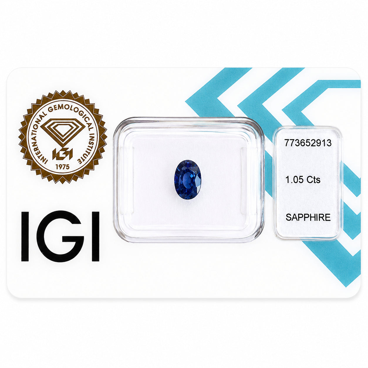 Natürlicher Saphir – 1,05 ct | Oval Mixed Cut | Tiefblau