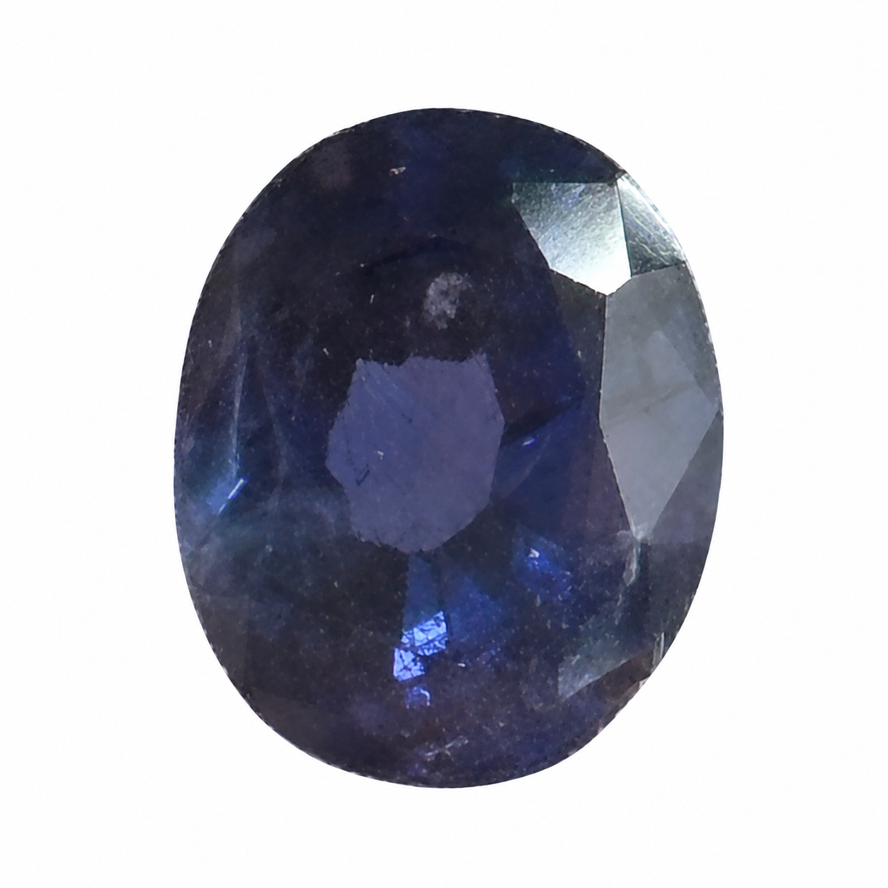 Natürlicher Color-Change-Saphir – 1,85 ct | Oval Mixed Cut | Tief purpurblau / Tiefpurpur