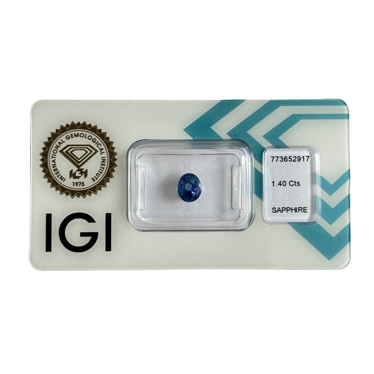 Natürlicher tiefblauer Saphir, Oval Brilliant, 1,40 ct, zertifizierter Edelstein für hochwertigen Schmuck.